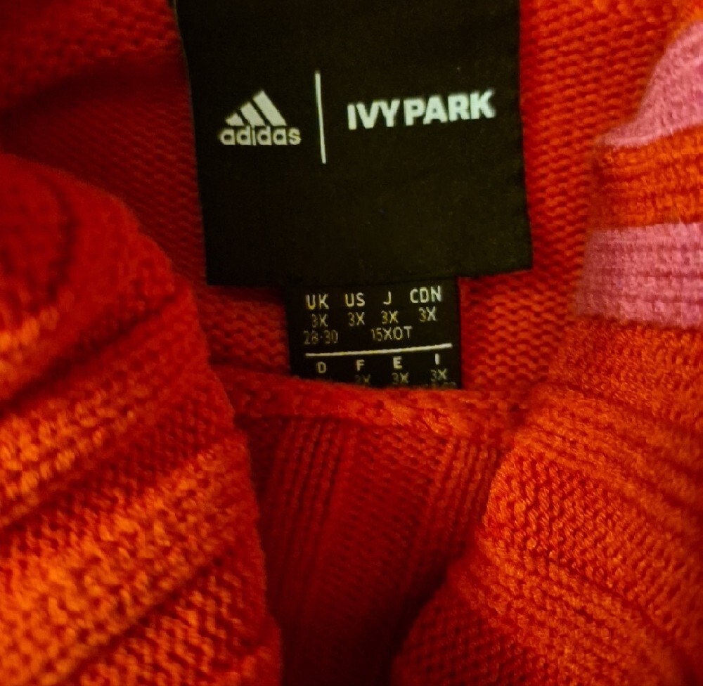 Adidas Ivy Park Bright Red Turtleneck Sweater - Picture 3 of 4